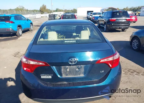 2017 Toyota Corolla Le from USA, damaged, VIN 2T1BURHE4HC943253